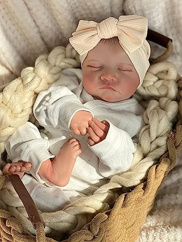 Anano Bambole Reborn Femmine 48CM Bambole Reborn Tutta In Silicone Vinile Bambolotto Neonato Vero Bambole Realistiche Che Sembrano Vere Per Bambina