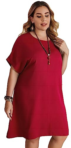 SJTJSPX Robe de Nuit à Manches Courtes Femme Fille Chemise de Nuit Grand Taille Vêtements de Nuit Couleur Pure Été Pyjama Kimono Coton Respirante Casual Nuisette Doux Robe de Chambre Simple