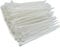 200 Pezzi Fascette Plastica Bianche 100 * 2.5 mm, MgcTolBox Piccole Fascette Trasparenti Elettricista in Nylon, Mini Fascette Per Cavi | Bianco, NL-2.5-100-W