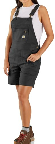Carhartt Damen Rugged Flex Relaxed Fit Canvas-shortall Arbeits-Shorts