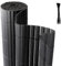 Yakimz PVC Sichtschutzmatte Sichtschutzzaun, Wetterfest Sichtschutz Windschutz, 3-Gewicht-Verstärkung, Privatsphäre für Garten, Balkon, Swimming Pools, Terrasse, mit Krawatten (180 x 1000 cm, Grau)