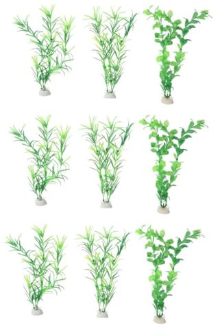 BESPORTBLE 3 Stück 3 1 Aquariumdekorationen Pflanzen Für Aquarium Kunstpflanze Gefälschte Wasserpflanzen Grüne Mischung Grüne Anzüge Aquarium-Ornamente Künstliches Grün Kunstrasen Anlage