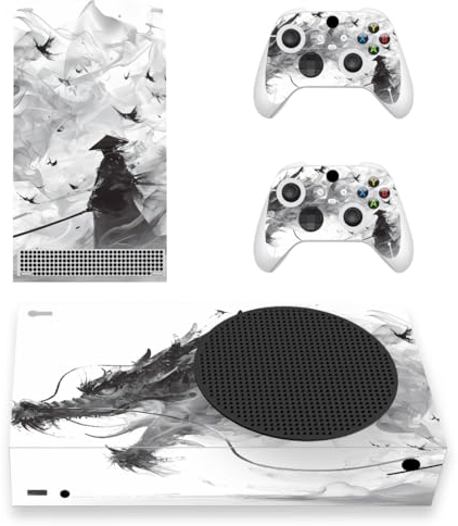 PlayVital Skin für Xbox Series S, Aufkleber Vinyl-Skins Schutzfolie Wrap Abziehbild Abdeckung Stickers Folie für Xbox Series S Konsole Controller-Nebelgeborener Drache