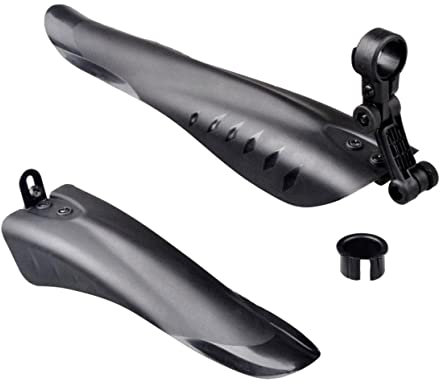 KITANDOVE 2 Sätze Schutz Für Reifen Mountainbike Fahrrad Straßenkotflügel Sportster Hinten Rennrad Kotflügel Schutzbleche Für Fatbikes Schutzbleche Für Rennräder Schmutzfänger Black