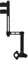 Fixation de parapluie pour poussette | Fixation de parapluie pour vélo | Porte-parapluie pour scooter | Porte-parapluie multifonction pour voiturette de golf avec guidon de 14 + 23 cm pour motos,