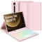 Bettdow Tastiera Custodia per Samsung Galaxy Tab S10 FE 10.9 2025, Layout Italiano Tastiera Retroilluminata Staccabile e Cover Custodia per Tab S10 FE/ S9 FE 10.9 Pollici/Tab S9 11 Pollici, Rosa
