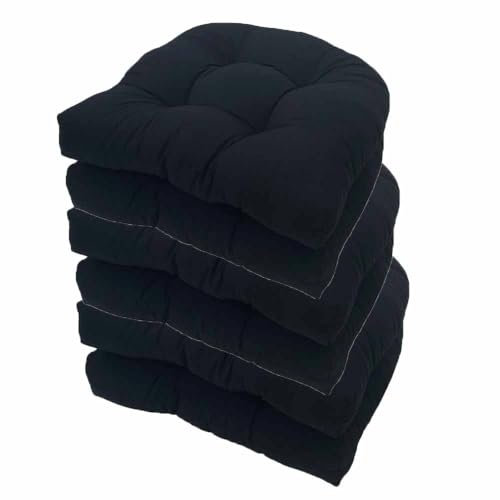 GYYFQH Stuhlkissen 2er/4er/6er Set, Sessel Kissen Zurück Sitzkissen Pad 48x48 cm, Sitzpolster Für Geeignet für den Innen und Außeneinsatz, Outdoor Gartenstuhlkissen，Terrassensofakissen(Style C2,6pc)