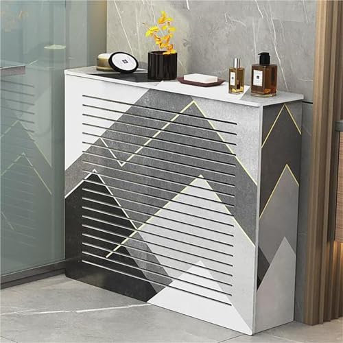 Modern Radiator Cover, Modern Radiator Covers for Home, Wood Heating Cover Storage Organizer Cabinet, Radiator Cover, Radiator Guard Heating Cabinet, Floor-Standing Radiator Covers for Home(100x100x20