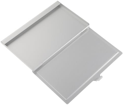 Lurrose Boîte Portefeuille Titulaire De La Carte De Visite Affichage D'autocollants Étui Pour Téléphone Balises Aériennes Classeur Carte Porte Carte De Visite Aluminium