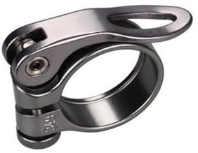 SJHFKDK Sattelkloben,Sattelklemme 2 Stück Fahrradsattelstütze aus Aluminium Ultraschnellspanner Rennrad MTB Gebirgsfahrrad-Sattelstütze Sattleklemme 31.8mm 34.9mm(Titanium L)