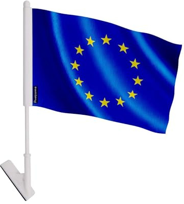 Bandiera adesiva UE in poliestere 1 pezzo