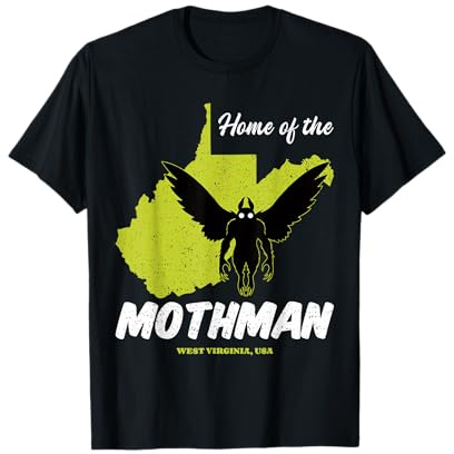 Home Of Mothman West Virginia State Of American Cryptid T-Shirt