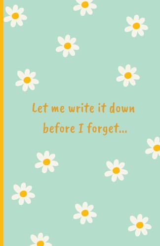 Daisy Notebook: Light Green Floral Notebook | 120 Lined Pages | 5.5 x 8.5 inches | Journal