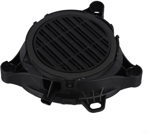 Car Pedestrian Speaker 1299965-00-A for Model 3 and Model Y 2017-2021, ABS Material, Black, 17x17x6 cm