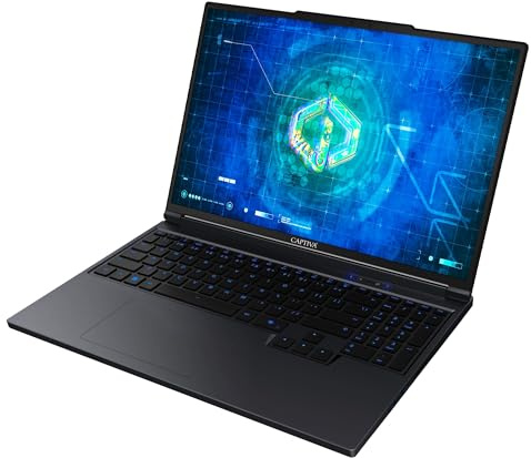 Captiva Notebook Highend Gaming I10-1116GE | Intel Core i9 14900HX | 64GB DDR5 RAM | NVIDIA GeForce RTX 5070 Ti 12GB | 2 TB SSD | 16 Zoll WQXGA 300Hz | ohne OS