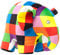 Rainbow Designs Elmer („Elmar“) der Elefant Stofftier 20cm - Super Soft Elmer („Elmar“) Elefant für Kleinkinder und Babys, hell und bunt, Hilfe, um die Farben zu Lernen
