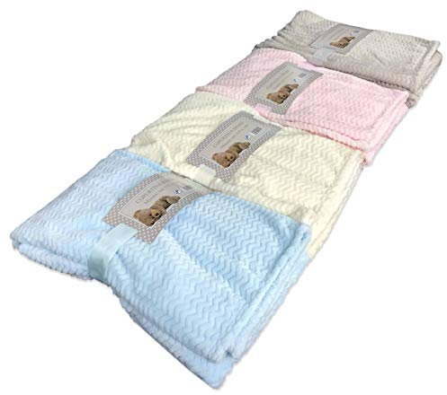 Tex family Coperta Copertina in Pile CM. 100X140 da Lettino Bambini - Azzurro