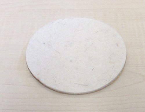 Untersetzer Filzscheiben Klavier Möbel 115 mm Ø creme 10 Stück