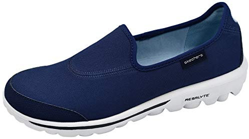 Skechers Damen Go Walk Joy Sneaker, Navy White Nvw, 40 EU Schmal