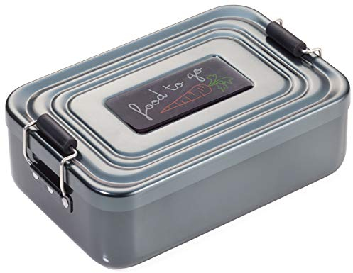 Troika Unisex – Erwachsene Lunchbox, Motiv: Food to Go, groß