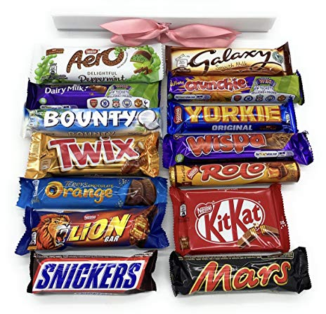 The Ultimate Chocolate Box - The Perfect Treat For Any Occasion (Classic 14 Choc Box, Pink)