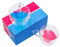 Kookia Heart Shaped Mugs, Double-Walled Glass Coffee Tea Cups (Set of 2, 6 oz), Gifts Package