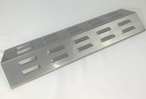 Edelstahl Brennerabdeckung f. Gasgrill Landmann Grillchef 12344 & 12325 / Attracto (Maße: 52 x 15 x 3,5 cm)