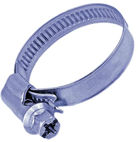 QUALITÄTS Schlauchschellen W5 Edelstahl | für Schlauchtüllen 13mm - 50mm | 1/2 - 2 Schlauch | Regentonnendurchführung Faßverschraubung > Ausführung auswählen >>> für 38mm Tülle und 1 1/2 Schlauch