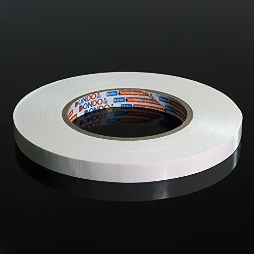 DonDo Panzertape Dontex-Pro Universal Gewebeband Gewebeklebeband Gewebeverstärktes Ductape weiss 12mm x 50m