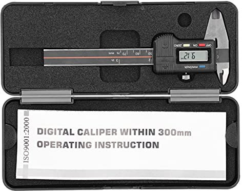 Digitaler Messschieber 0-70mm Tragbares Elektronisches Minimessschieber-Mikrometer-Messwerkzeug Zum Messen von Innendurchmesser, Außendurchmesser und Tiefe, mit Aufbewahrungsbox