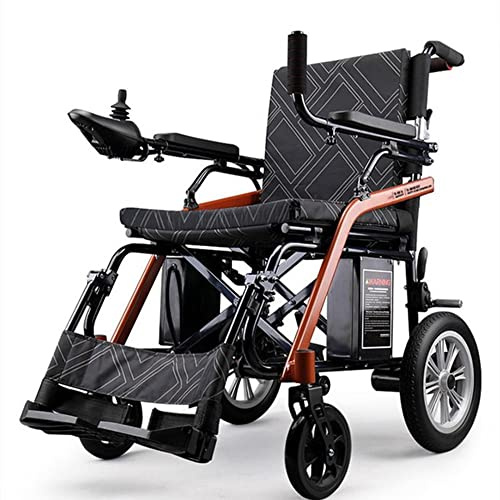 WAOBE Fauteuil Roulant électrique pour Adultes 180W Fauteuils roulants motorisés Pliables à Double Moteur sûrs et Confortables, approuvés par Les compagnies aériennes