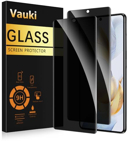 Vauki Protector Pantalla Privacidad para Honor 90 2 Piezas,Cristal Templado Anti Espía,Anti-Espía Vidrio Película,9H Dureza,Anti-Arañazo,Sin Burbujas,Privacy Screen Protector
