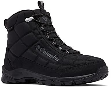 Columbia Firecamp Boot, Stivali da neve Uomo, Black/City Grey 2024 , 46 EU