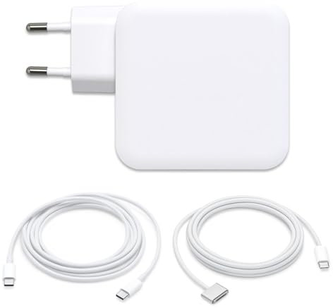 NewNet - Alimentatore Caricatore Caricabatteria Compatibile con Notebook Mac Book PRO 14 2023, Mac Book PRO 14 2021 [ 20V 5A 100W - Type-C/MagSafe 3]