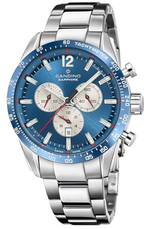 Candino Herrenuhr Edelstahl Silber Sport Armbanduhr UC4757/2 Chronograph