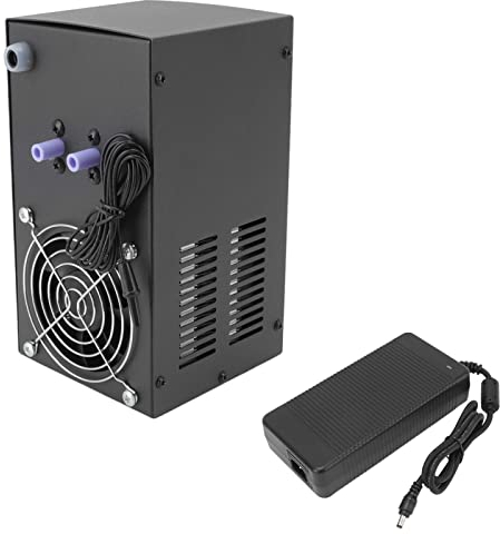 Enfriador de Agua para Acuario, Calentador Eléctrico, Sistema de Refrigeración para Pecera de Acuario, 120W (Enchufe Europeo)