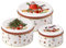 Villeroy & Boch - Winter Collage Accessoires ensemble de boîtes à biscuits, multicolore, 19,7 x 9,4 cm, 3 pcs, boîte à biscuits