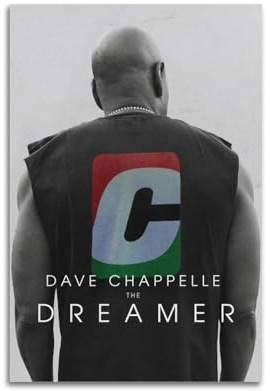 nshdahns Poster, Motiv: Dave Chappelle The Dreamer, Vintage-Kunst, Raumdekoration, ästhetische Schlafzimmer-Poster für Schlafzimmer, 60 x 90 cm, ungerahmter Stil