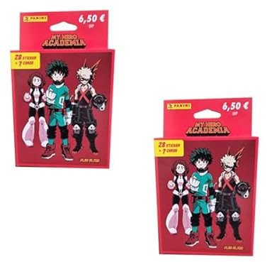 Panini My Hero Academia Sticker - 2x Eco Blister je 7x Stickertüten