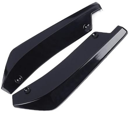 Heckscheibenspoiler Für 1er E82 E81 E87 E88 2008-2012 2009 2010 2011 Universal Auto Heckstoßstange Lippe Winkel Splitter Spoiler Kratzschutz Zubehör Heckspoiler Spoiler(Glossy Black)
