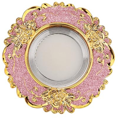 WLBHWL Rosa Runder 3-Farbiger Dimmbarer LED-Strahler Für Mädchenzimmer - Einbau-Downlight Mit Prallblende, Für Deckenleuchten, Panel-Licht Und Strahleranwendungen