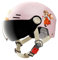 Helmet Schutzhelm für Kinder, verstellbar 48-55 cm, Kinnschutz, Hochwertiger Kinder-Helm für Mädchen und Jungen - für Laufrad, Scooter und Fahrrad (Rosa)