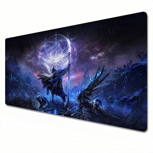 MBXLDGFD Elden Ring Nightreign mouse pad,XL purple large size gaming mouse pad 800x300 is suitable for keyboard pads and desk pads for home office.Wylder|Guardian (XL)