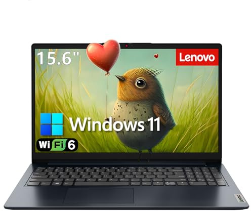 Lenovo Ordinateur portable FHD 15,6 pour entreprises et étudiants, processeur Intel double cœur, mémoire RAM DDR4 32 Go, SSD PCIe 1 To, WiFi 6, Bluetooth 5.2, Type-C, HDMI, clavier numérique, noir