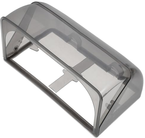 Boîtier Électrique Étanche Noir en Plastique, Double 86 Type | Usage Intérieur et Extérieur, Couvercle Protecteur, Conception Verrouillable, Finition Robuste