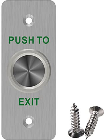 UHPPOTE Pulsante di uscita momentaneo per esterni impermeabile con grado di protezione IP68 per il controllo dell'accesso alla porta