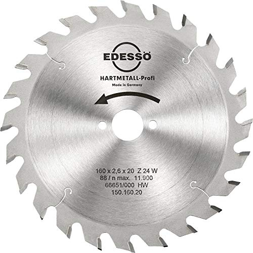 EDESSÖ HW Kreissägeblatt Profi 160x2,6x20mm Z24 W