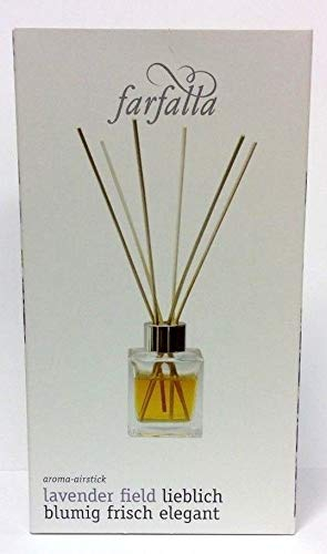 Farfalla Aroma Airstick Set Lavender Field Raumduft 100 ml + Vase + Duftstäbchen