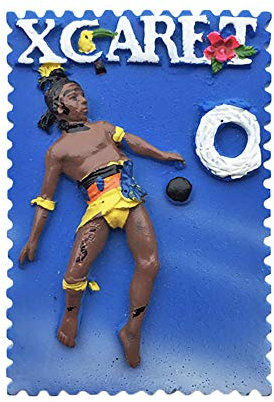 Cancun Mexico XCARET 3D Refrigerator Magnet Tourist Souvenirs Resin Magnetic Stickers Fridge Magnet Home & Kitchen Decoration from China