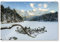 artboxONE Acrylglasbild 90x60 cm Natur Kiefer am Eibsee im Winter Bild hinter Acrylglas - Bild Bayern Bayern Berge